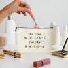 Bolsa de Maquiagem com Frases Inspiradoras A Vida é Melhor no Navio de Cruzeiro Design de Presente para o Dia dos Enfermeiros Bolsa de Armazenamento