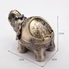 Cenicero de Elefante Estilo Europeo con Tapa, Creativo Cenicero Retro para Sala de Estar y Hogar de Lujo Ligero, Cenicero de Alta Gama de Moda