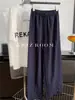 Pantalones Rectos de Lino Lyocell Tencel 2026 para Mujer, Ligeros Transpirables de Primavera/Verano, Corte Holgado Adelgazantes Casuales Largos