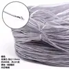 Cuerda elástica dorada de 1 mm no elástica etiqueta cordón hilo dorado cordón elástico etiqueta elástica banda elástica cordón elástico plateado