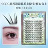Pestañas Postizas Ggrg Ge Reng, Extensiones de Pestañas Superiores Princesa Ambiciosa, Pestañas Postizas Estilo Zorro Naturales y Ligeras