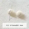 [Wangyang] Material e acessório para corrente de celular DIY temático de queijo Hello Kitty pintada de azul e branco em formato de estrela de acrílico