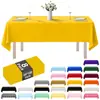 Comercio Exterior Transfronterizo Amazon Color Oro Puro Mantel Impermeable Impresión Digital Regalo Creativo Extraíble y Lavable Venta Directa del Fabricante