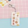 Estuche Creativo para Tarjeta de Estudiante Tarjeta de Comida Tarjeta de Autobús Tarjeta de Entrega Estuche Protector para Guardería Estuche para Tarjeta de Pecho Correa Retráctil