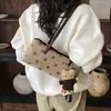 Bolso tipo baguette de alta gama mate estilo coreano para mujer, nuevo modelo otoño 2026, bolso de hombro con lunares texturizados, bolso de moda para el día a día