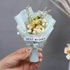 Mini Exquisito Regalo de Acompañamiento Gesto Regalos Decoración Navideña Mini Ramo Fresco Rosa Flores Secas