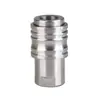Boquilla de pistola de agua a alta presión para venta al por mayor de fábrica, conector rápido de enchufe rápido hembra G1/4, accesorios para lavadora de autos, conector de autobloqueo de acero inoxidable 3/8