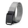 Cinto Masculino de Nylon com Fivela Automática de Liga Metálica para Treinamento ao Ar Livre, Preparação Tática, Lazer, Moda, Negócios, Versátil
