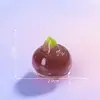 Simulación de paisaje en miniatura, bolsa sorpresa de frutas que brillan en la oscuridad, accesorios de decoración DIY con pegamento de crema temática de alimentos, figuras de resina para escritorio