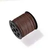 Acessórios para Joias DIY Corda de Veludo Coreano com Face de PU de 2,5mm Corda Plana de Camurça Sintética Material para Tecelagem de Pulseira Colar DIY