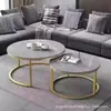 Mesa de centro, sala de estar, mesa redonda para uso doméstico, tampo de madeira, luxo leve, minimalista, moderna, novo modelo 2026, mesa de centro para sofá, mesa de varanda