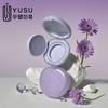 Caja Púrpura con Cojín de Aire 15g Plástico Coreano Corrector Base de Maquillaje Caja de Empaque con Cierre a Presión Empaque de Maquillaje Al por Mayor