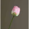 Flor Artificial de Loto Simulada de Gama Alta Paisajismo de Bodas Hogar Escena Exterior Diseño Accesorios Fotográficos de Loto Flor Falsa