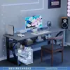 Mesa de computador, pequena mesa de desktop, mesa simples para quartos, mesa de estudante, mesa para casa, mesa de estudo, mesa de escritório, estação de trabalho, mesa gamer