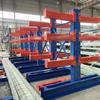 Estantes voladizos de una y doble cara, estantes de material tubular de placa de construcción, estantes para tubos, estantes de almacenamiento para almacén de estructura de acero al por mayor