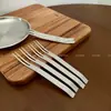 Tenedor de Fruta de Acero Inoxidable 304 de Grado Alimenticio, Tenedor Creativo con Sensación de Lujo Ligero y Gama Alta, Tenedor de Postre, Tenedor de Pastel, Tenedor de Sandía para Uso Doméstico