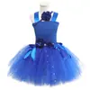 Comercio electrónico transfronterizo suministro Princesa nailon morado Mujer Ropa europea y americana hecha a mano falda de cancan ropa de ballet falda tutú