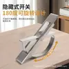 Asa de Tatami, Asa Oculta Invisible, Cubierta de Cama de Tatami Empotrada, Tablero de Cama, Asa Giratoria, Pestillo Oculto