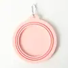 Tigela Dobrável para Passeio de Pet Material de Silicone Portátil para Exterior Tigela para Cachorro Tigela para Gato com Gancho Tigela de Água e Alimentação para Filhote