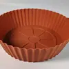 Popular Diaria Transfronteriza Freidora de Aire Silicone Molde para Hornear Fácil de Limpiar Redondo Freidora Molde para Hornear Esterilla para Hornear