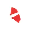 Franja Pequena de 3cm DIY para Roupas Pingente de Franja Colorido Argola para Pendurar Franja Feita à Mão Marcador de Página Acessórios de Vestuário Franja Venda por Atacado