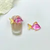Novas Decorações de Arte para Unhas Peixe Pequeno da Série Oceano Luminous Resina Brincos DIY Acessórios de Unha Usáveis