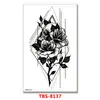 Pegatina de Tatuaje Pegatina de Tatuaje para Mujer Flor Brazo Medio Brazo Set de Pegatinas de Tatuaje