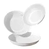 Bandeja Multifuncional Hueca para Cocinar al Vapor para Uso Doméstico, Rejilla Redonda Aislante de Agua para Cocinar al Vapor, Rejilla para Lavar y Escurrir Verduras de Cocina, Rejilla Universal para Cocinar al Vapor Panes y Empanadillas