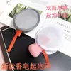 Bolsa de Jabón tipo Sándwich Red de Espuma Red de Espuma de Jabón de Doble Cara Toalla Espumosa de Baño Bolsa de Red Espumadora para Limpiador Facial