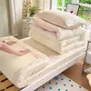 Conjunto de Roupa de Cama para Dormitório de Faculdade Três Peças 100% Algodão Novo 2026 Lençol de Cama de Solteiro Capa de Edredom Roupa de Cama Universal para Todas as Estações
