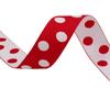 Cinta de tela de doble cara con puntos de color a juego para sombreros, lazos, cajas de regalo, accesorios de embalaje, cintas para hornear