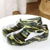 Sapatos Aquáticos Laranja de Corte Baixo Sola Tendão Sapatos de Trabalho Vermelhos Masculinos Sapatos de Borracha de Trabalho Antiderrapantes Camuflados Proteção do Trabalho Botas de Chuva Transfronteiriços