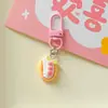 Colgante Lindo Realista de Juguete de Comida Cadena para Teléfono Llavero Adorno Versátil para Colgar Decoración de Mochila Regalo para Pareja Mejor Amigo Accesorio