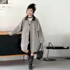 Chaqueta Impermeable para Niña Primavera y Otoño 2026 Nuevo Estilo Coreano Conjunto de Otoño para Niños Abrigo Largo Casual para Niñas Moderno