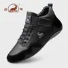 Tênis de Cano Alto Gorilla Masculino 2026 Novos Sapatos Esportivos Casuais de Inverno para Homem Populares de Couro Genuíno Versáteis Tendência para Homem