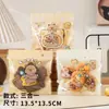1 de junio Bolsa con Cierre de Caricatura Infantil Copo de Nieve Dulce Crujiente Bolsa para Empaque de Bocadillo Souvenir Bolsa Selladora para Regalo de Galletas