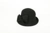 Chapéu de lã cor sólida estilo britânico elegante temperamento socialite estilo Hepburn feminino outono e inverno Novo chapéu de feltro