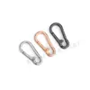 Fábrica de Origen Hebilla de Resorte de Presión de Llave Simple de Aleación de Zinc Hebilla de Resorte de Presión Metálica Accesorios de Ferretería DIY