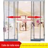 Cortina de Porta Macia Magnética Deslizante Quente de Inverno de Plástico Transparente PVC Cortina Divisória à Prova de Vento para Ar Condicionado para Uso Comercial em Lojas