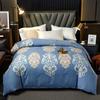Cb # Capa de Edredom Quente de Algodão Espessado Escovado para Cama de Solteiro Casal Roupa de Cama 1,5m2m Capa de Edredom Doméstica