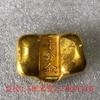 Barras de Oro de Tesorería de la Dinastía Qing Lingotes de Oro Pepitas de Oro Cobre Sólido Lingotes de Oro Estilo Antiguo Ladrillos de Oro que No se Desvanecen Accesorios Oro de Arena