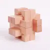 Madera de Haya 4.5cm Cerradura Kongming Luban Juego Completo Regalo Educativo Infantil Juguete de Madera con Ensamblaje Machihembrado Detalles en Empaque de Plástico