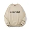 Esenciales Transfronterizos Algodón Sudor Otoño e Invierno Sudor Pesado Niebla Moda Americana Holgado Cuello Redondo Top para Pareja
