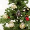 Bola decorativa navideña, exquisita decoración navideña, decoración de árbol, colgante navideño, bola navideña pintada, decoraciones de cristal