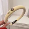 Cor Dopamina Aro de Cabelo de Aba Larga para Mulheres Topo Craniano Alto Pressão Cartão de Cabelo Verão Doce Bonito Faixa de Cabelo Acessórios de Cabelo com Sensação Avançada