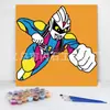 20*20 Pintura al Óleo Digital de Dibujos Animados de Anime Pintura Decorativa DIY para Colorear Hecha a Mano para Niños Stock Listo Pintura al Óleo Digital al por Mayor