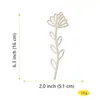 Set de Decoración de Flores Silvestres de Madera de 18 Tipos Transfronterizo DIY Letrero de Madera Recortado de Flores Enchufe para Jarrón de Vacaciones Familiares