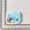 Accesorios de Acrílico de Gato de Dibujos Animados Nuevo Creativo Llavero Hecho a Mano DIY Colgante para Bolso Accesorios para Llaves de Coche