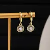 Pendientes Transfronterizos de Estilo Europeo y Americano con Delfín, Corazón, Mariposa, Corona, Luna y Diamantes, de Aspecto de Alta Gama, Diseño Hueco Único y Súper Brillantes Clips para Orejas