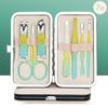 Set de 7 Piezas para Cortar Uñas para Manicura y Pedicura, Cortaúñas, Pinzas para Cutícula, Set de Herramientas. Se puede imprimir con logotipo, Cuidado de manos de acero inoxidable